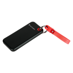 Verbatim Pocket SSD 1TB eksternt harddisk med USB-C kabel perfekt til rejsen flere farver 