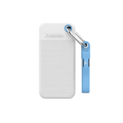 Verbatim Pocket SSD 1TB eksternt harddisk med USB-C kabel perfekt til rejsen flere farver 
