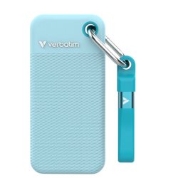 Verbatim Pocket SSD 1TB eksternt harddisk med USB-C kabel perfekt til rejsen flere farver 