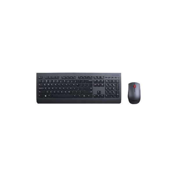 Tastatur og mus-sæt LENOVO Professional Wireless Keyboard and Mouse Combo (DK) - Tastatur, Mus, Skærm, Webcam - HERASHOP