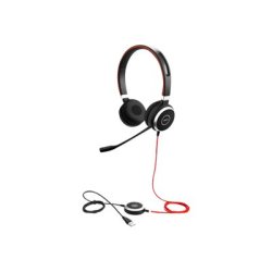 Jabra EVOLVE 40 MS stereo headset p over ret kabling USB - 3,5mm jackstik