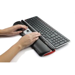 RollerMouse Red kabel Contour smal hndledssttte med Rullebarre-mus