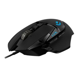 Logitech Gaming Mouse G502 (Hero) Optisk trdls eller Kabling Sort