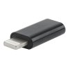 Adapter mellemstik USB adapter USB-C Hun til USB-Lightning Han sort