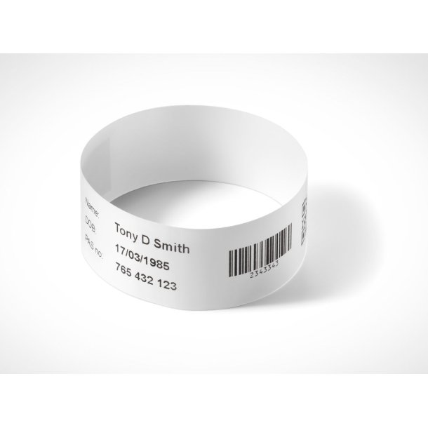 Brother labels etiketter patientarmb�nd eventarmb�nd messearmb�nd mm