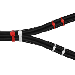 Kabelbinder, strips blandet 200 stk