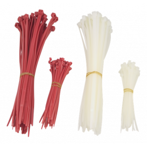 Kabelbinder, strips blandet 200 stk