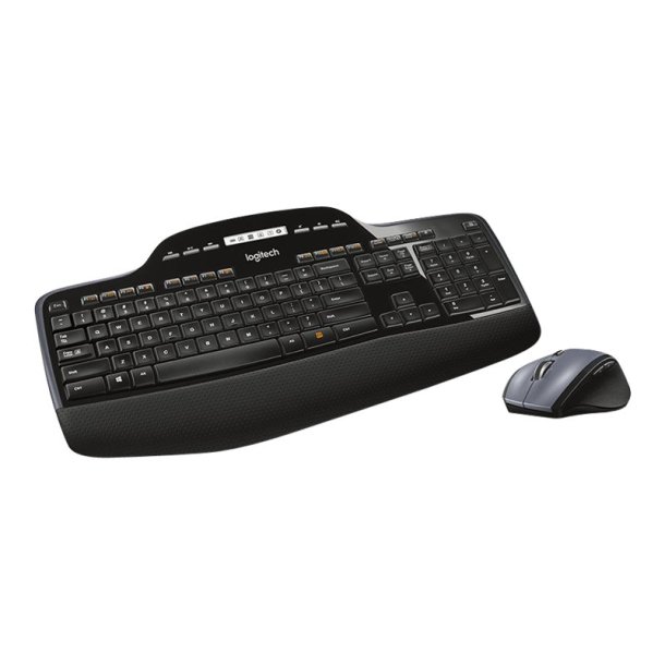 Logitech Wireless Desktop MK710 Tastatur mus-st hndledssttte Trdls Nordisk