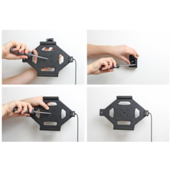 Tablet holder Brodit aktiv holder med ls og cigarstik til Appel iPad 9,7" 5th 6th New og Air  