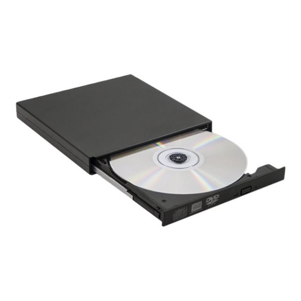 DVD brnder og lser Disk drev DVDRW (R DL) 8x USB 2.0 ekstern sort