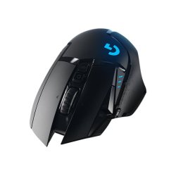 Logitech Gaming Mouse G502 (Hero) Optisk trdls eller Kabling Sort