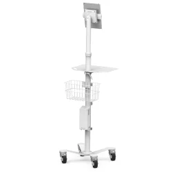 Universal justerbar Klinikvogn kliniklgevogn Hospital tablet PC-stativ 7-13"