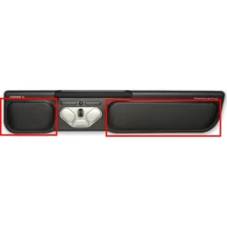 Contour h�ndledsst�tter kort og lang til RollerMouse Pro3 wrist support RESERVEPUDE