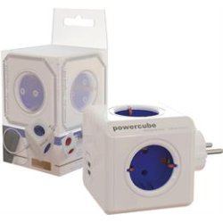 Strmskinne PowerCube vg 4xCEE 7/4-udtag 2xUSB 
