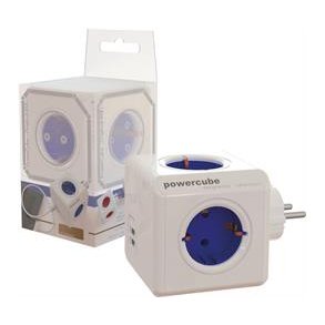 Strmskinne PowerCube vg 4xCEE 7/4-udtag 2xUSB 