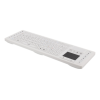 Tastatur trdls med touchpad IP65 hvid Nordisk 