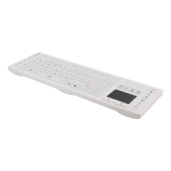 Tastatur trdls med touchpad IP65 hvid Nordisk 