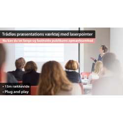 Laserpointer til prsentationer, 15m