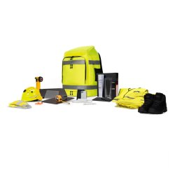 Rygsk 65 liter arbejdsrygsk termoplastisk (TPU) sikkerhed p arbejdspladsen reflextaske Gul