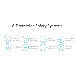 Ladestation med stand 10 x USB-A 120W opladningsstation fan cooling 