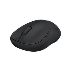 Logitech M220 Silent Optisk Trdls kompakt stille mus SortBrun