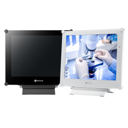 Neovo X-15E 15" 1024 x 768 DVI VGA HDMI DisplayPort semi-industriskrm metalkabinet Sort el Hvid 