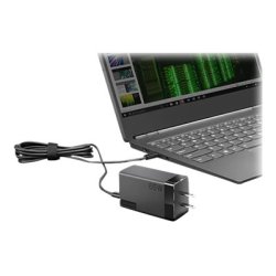 Lenovo 65W rejseadapter str�mforsyningsadapter  USB-C (EU) 4-stik (USA, EU, Australien, UK)