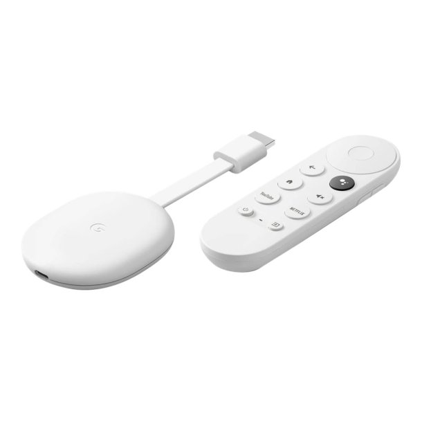 Google Chromecast med Google TV 4K HDR m. Fjernbetjening 