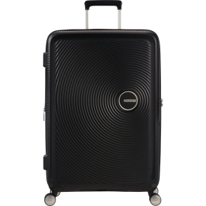 Kuffert American Tourister Soundbox Spinner Expandable spinner hardcase sort og marinebl