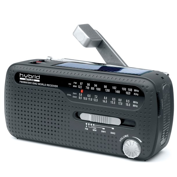 Brbar Radio udendrs genopladelig med antenne (FM/AM)