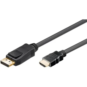 Kabel DisplayPort Han til HDMI Han adapterkabel 4K 60Hz lige vlg 1m 2m 3m  