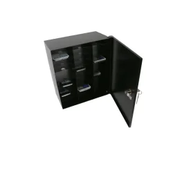 Mobilskab med ls sikkert opbevaringsskab med plads til 32 mobiler smartphones 