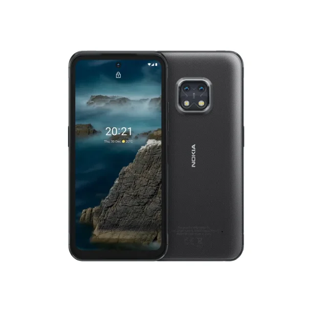 Nokia XR20 6,67" 64GB 5GB 8mp kamera smartphone robust aktiv livsstil hndvrkeren farve Granit