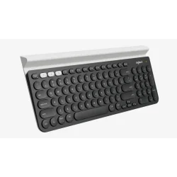 Logitech K780 Multi-Device Tastatur Trdls Nordic hvid/sort til pc, Mac, Chrome OS, Android og iOS.