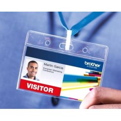 Brother DK-rulle labels DK-N55224 ID-kort navneskilte 54mmx30,48m til QL labelprinter