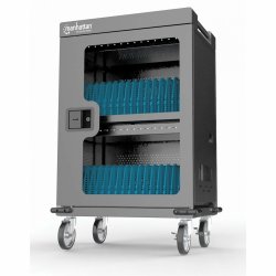 Ladestation vogn ladeskab med ls til 32 enheder tablet brbar Cromebook op til 15,6"