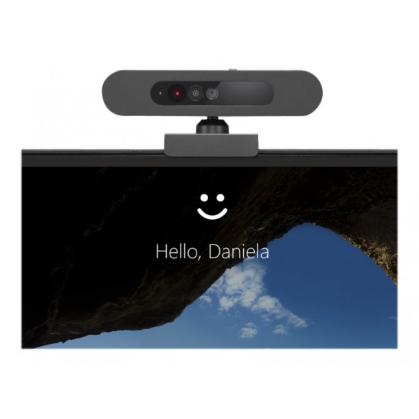 Webcam Lenovo 500 FHD spy sikker webkamera 1080p WIN HELLO 