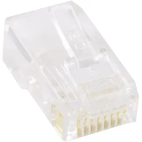 RJ45 stik til netvrkskabel Cat5e vlg skrmet eller uskrmet 20 stk