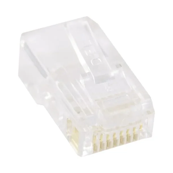 RJ45 stik til netvrkskabel Cat5e vlg skrmet eller uskrmet 20 stk