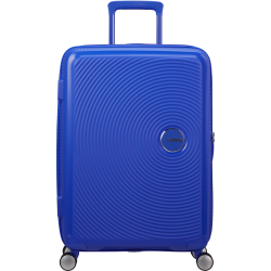 Kuffert American Tourister Soundbox Spinner Expandable spinner hardcase sort og marinebl