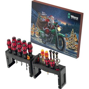 Wera V�rkt�js Advents- og julekalender 2025 � 28 dele inkl. skruetr�kkere & bits tilbeh�r � Perfekt gave
