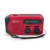 Ndradio Radio FM/AM radio med LED Lommelygte solcelle, indbygget 2000 mAh powerbank