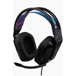 Logitech G G335 Wired Gaming Headset Kabling Headset Sort bl/hvid