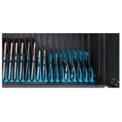 Ladestation ladeskab opladningsstation med ls til USB-20 enheder til 12" tablets Ipad smartphone