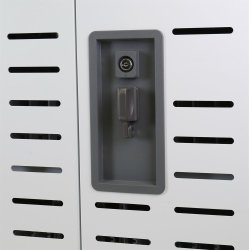 Ladestation vogn med hjul 40 enheder opladning sync til tablets MacBooks brbar op til 15,6"  