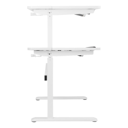 Office Skrivebord hve snkebord vipbart elektrisk Hvid