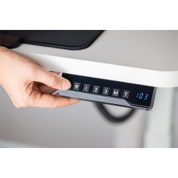 Office Skrivebord hve snkebord vipbart elektrisk Hvid