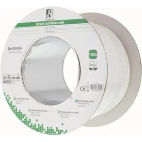 U/UTP installationskabel Cat5e 100MHz Delta-certificeret gr 100m