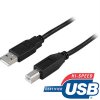 Printerkabel USB kabel 2.0 USB-A han - USB-B han til scanner hub printer mv flere lngder