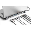 Dockingstation USB-C PD 10-i-1 Dual-HDMI-skrm dock Multiport Hub